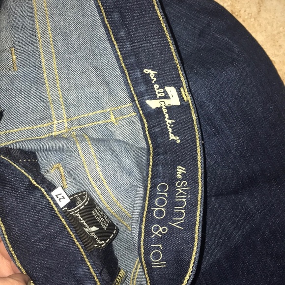 7 For All Mankind the Skinny Crop and Roll 27 - Picture 3 of 3